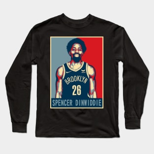 Brooklyn Nets Spencer Dinwiddie Long Sleeve T-Shirt